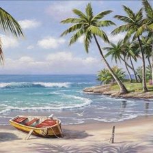 Схема вышивки «На берегу»