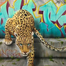 Схема вышивки «Animais selvagens.»