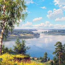 Схема вышивки «Paisagem.»