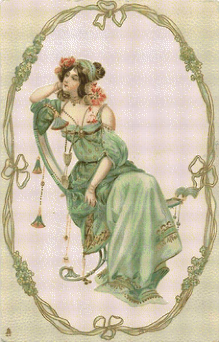 винтаж - женщина, винтаж - предпросмотр