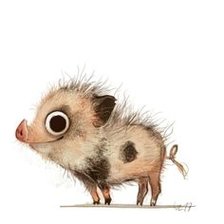 Схема вышивки «Свинка»