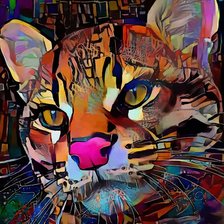 Схема вышивки «Gato.selvagem.»