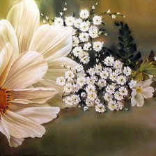 Схема вышивки «Цветы»