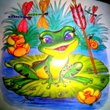 Схема вышивки «Царевна Лягушка»