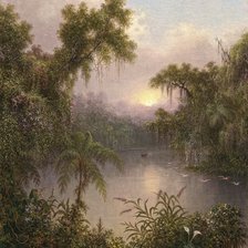 Схема вышивки «Пейзаж»