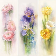 Схема вышивки «Панелька. Триптих»