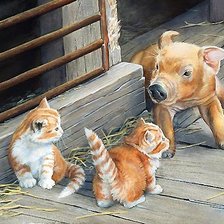 Схема вышивки «друзья»