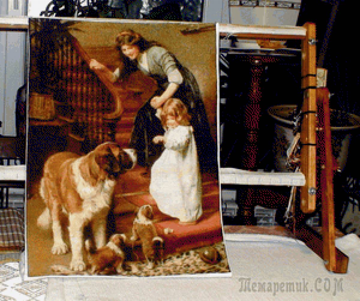 Дружба - животные, дети, люди - предпросмотр