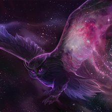 Схема вышивки «филин»