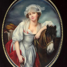 Схема вышивки «dame»