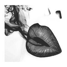 Схема вышивки «Губы»