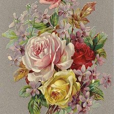 Схема вышивки «Цветы»