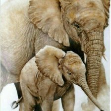 Схема вышивки «Мать и дитя»