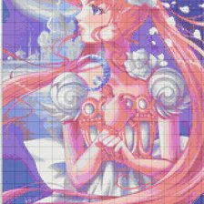 Схема вышивки «Сейлор Мун»