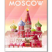Схема вышивки «Moscow»