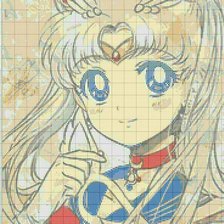 Схема вышивки «Сейлор мун»