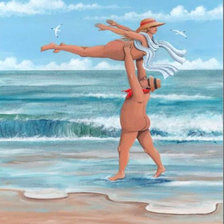 Схема вышивки «Nudistes»