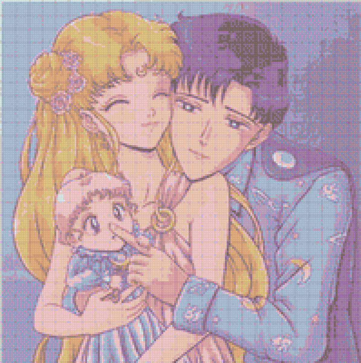 Сейлор мун и Такседа маск - маск, такседа, мун, аниме, сейлор - предпросмотр