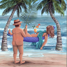 Схема вышивки «Nudistes2»