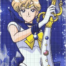 Схема вышивки «Сейлор Уран»