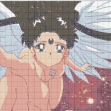 Схема вышивки «Сейлор Мун»