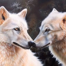 Схема вышивки «Lobos.»