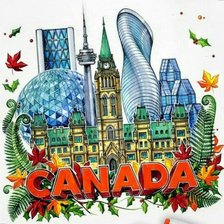 Схема вышивки «канада»