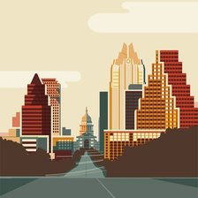 Схема вышивки «Austin»