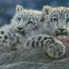 Схема вышивки «Милые пушистики»