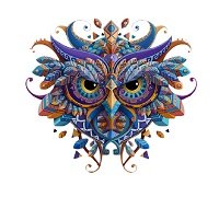 Схема вышивки «Hibou»