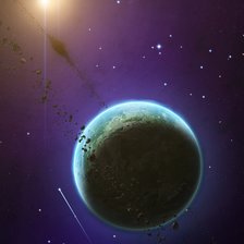 Схема вышивки «космос»