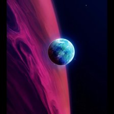 Схема вышивки «космос»