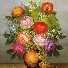 Схема вышивки «flori»