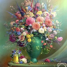 Схема вышивки «flori»