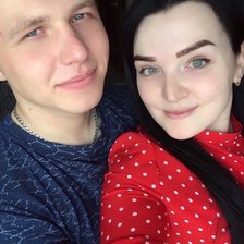 Схема вышивки «Ксюша и Никита»