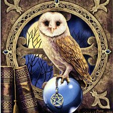 Схема вышивки «Coruja.»