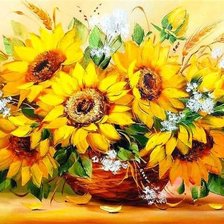 Схема вышивки «Цветы»