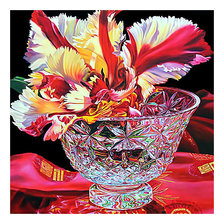 Схема вышивки «Махровый тюльпанчик.»