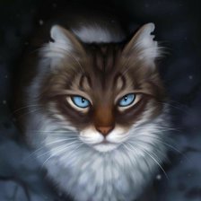 Схема вышивки «кошки»