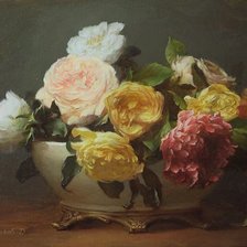 Схема вышивки «Цветы»