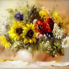 Схема вышивки «букет»