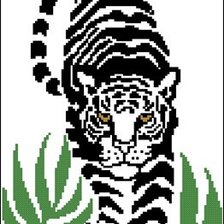 Схема вышивки «Тигр»