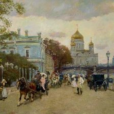 Схема вышивки «софийская набережная»