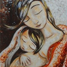 Схема вышивки «Материнская любовь»