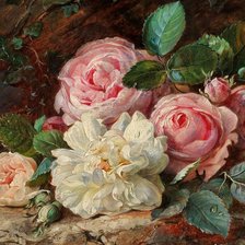 Схема вышивки «Boque de flores.»