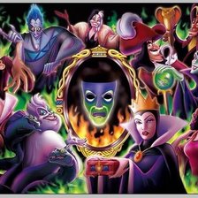 Схема вышивки «злодеи диснея»