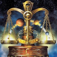 Схема вышивки «Signo de libra.»