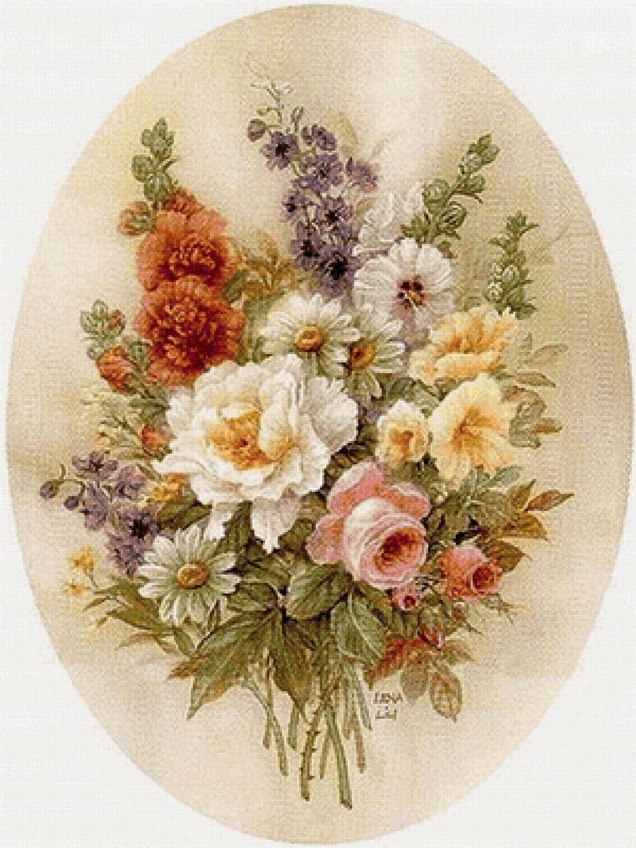 Цветы - винтаж, цветы - предпросмотр