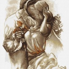 Схема вышивки «Поцелуй на ветру»