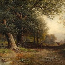 Схема вышивки «Пейзаж»